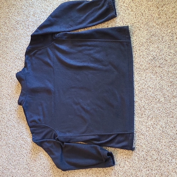 97. Columbia EUC men's quarter zip black fleece top - Picture 8 of 15